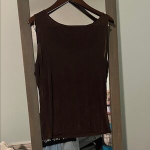 Chico's Rich Brown Sleeveless Top